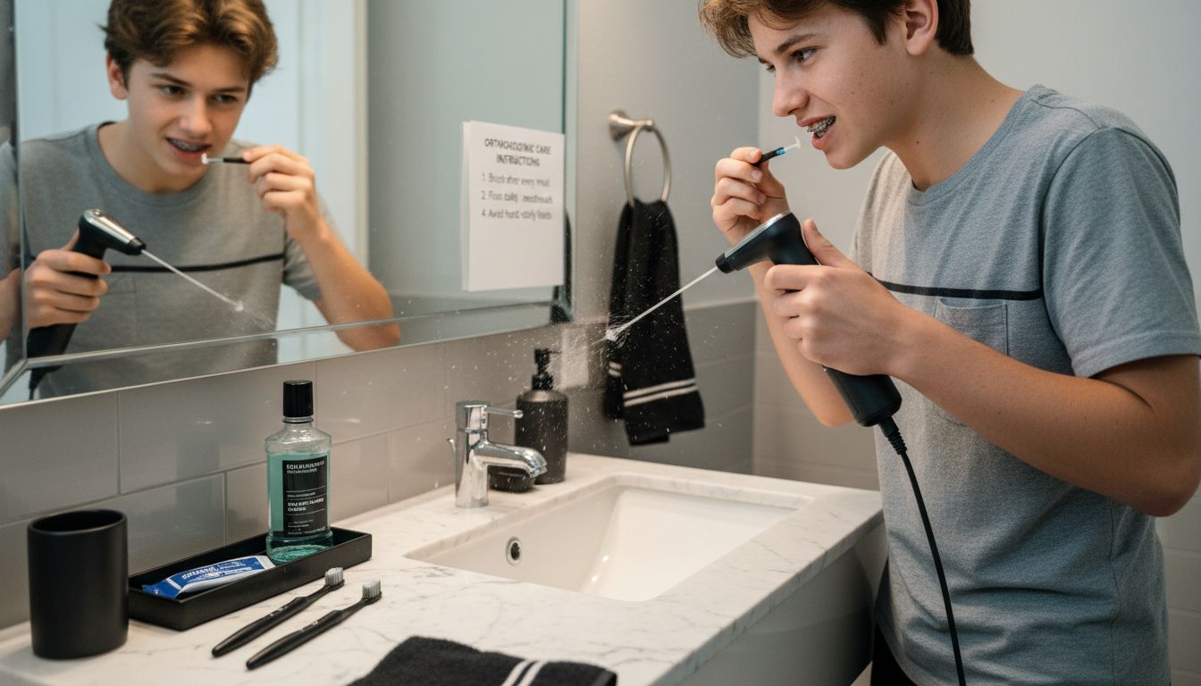 teen braces hygiene
