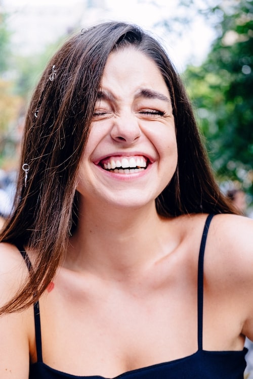 smiling young woman