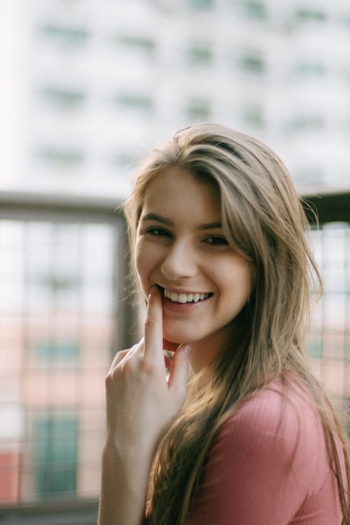 smiling young woman